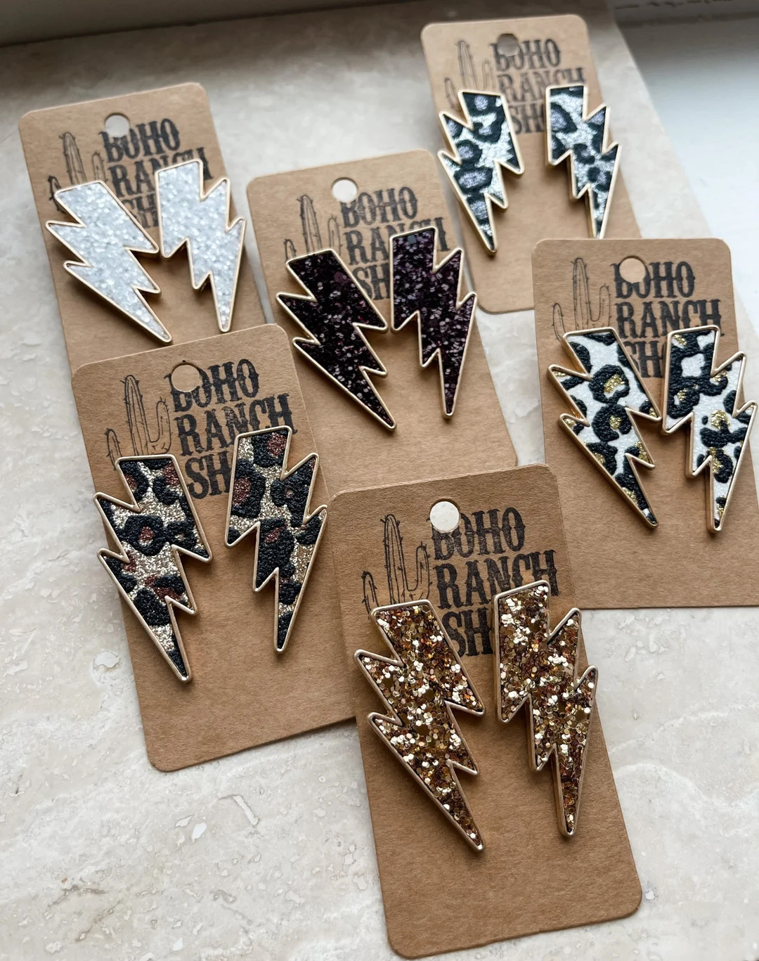 LIGHTNING BOLT EARRINGS Glitter Thunderbolt Lighting Bolt Earring Earrings Jewelry Earrings Jewel... | Etsy (US)