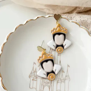 Evil Queen Clay Earrings | Disney Villian | Polymer Clay Earrings | Disney Inspired Earrings | Di... | Etsy (US)