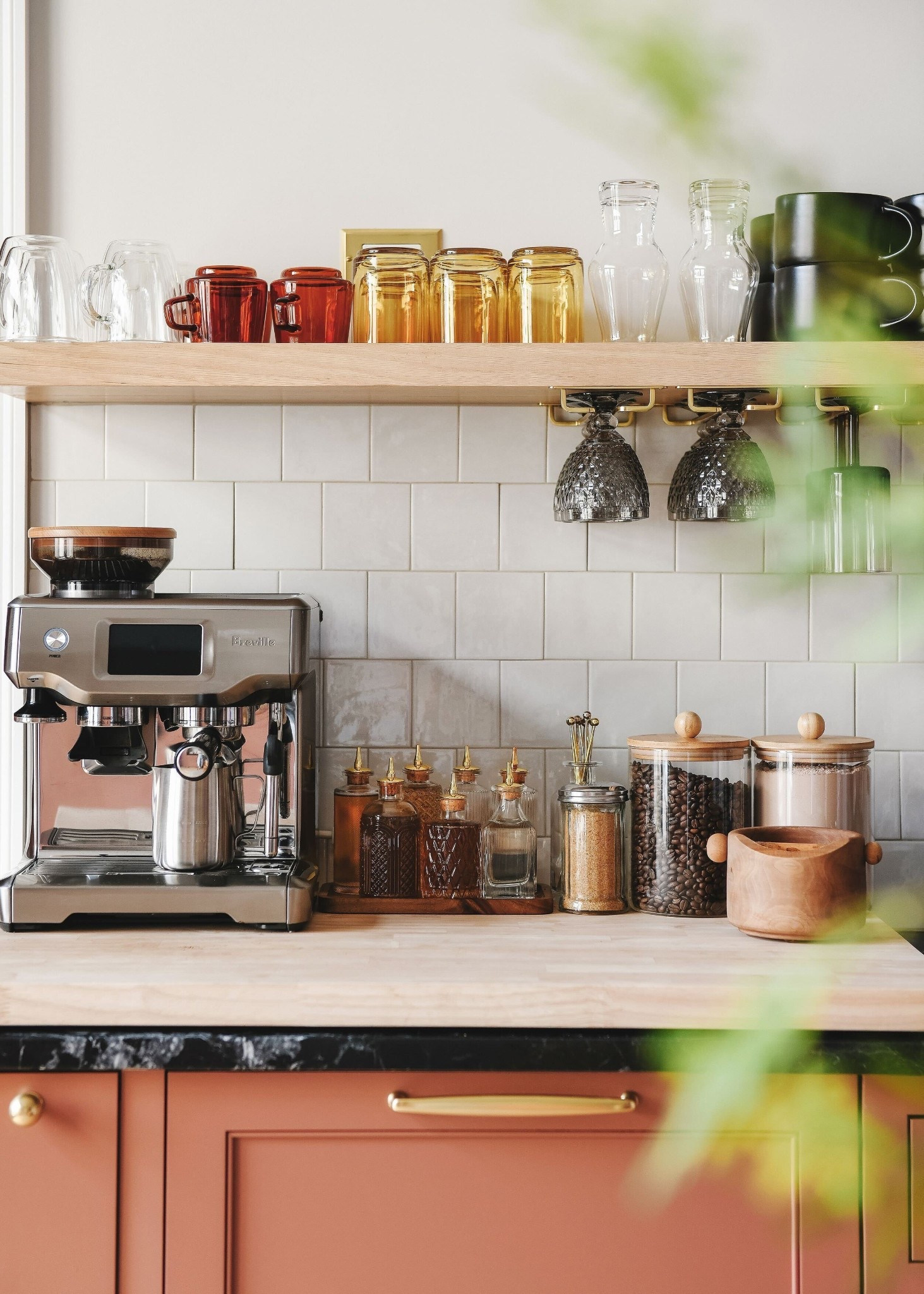 Dedicating counter space to the beverage station has allowed us to keep daily use items at arms reach.￼

#LTKHome