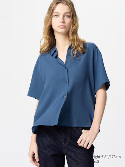 Viskose Bluse (Kurzarm) | UNIQLO (DE)