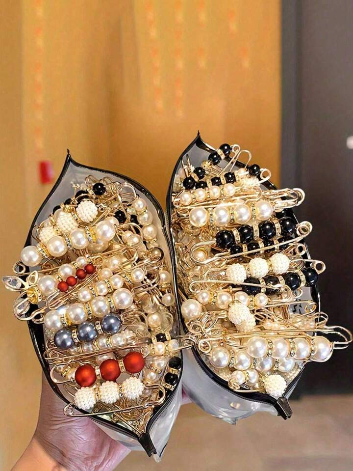 20/40pcs Random Style Women's Clothing Accessories Set, Including Waist Pin, Clip, Adjust Buckle,... | SHEIN