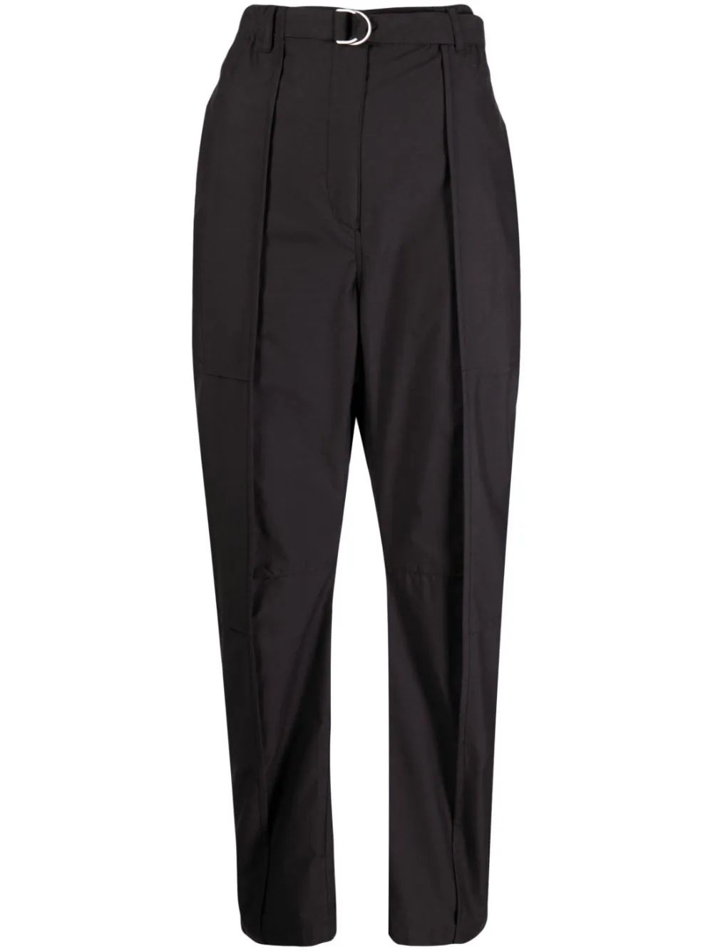 STUDIO TOMBOY seam-detail Belted Trousers - Farfetch | Farfetch Global