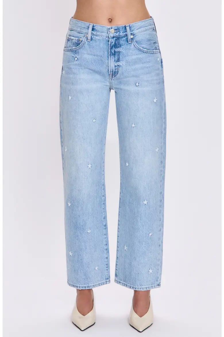 Lexi Distressed Crop Barrel Jeans (Women) | Nordstrom | Nordstrom