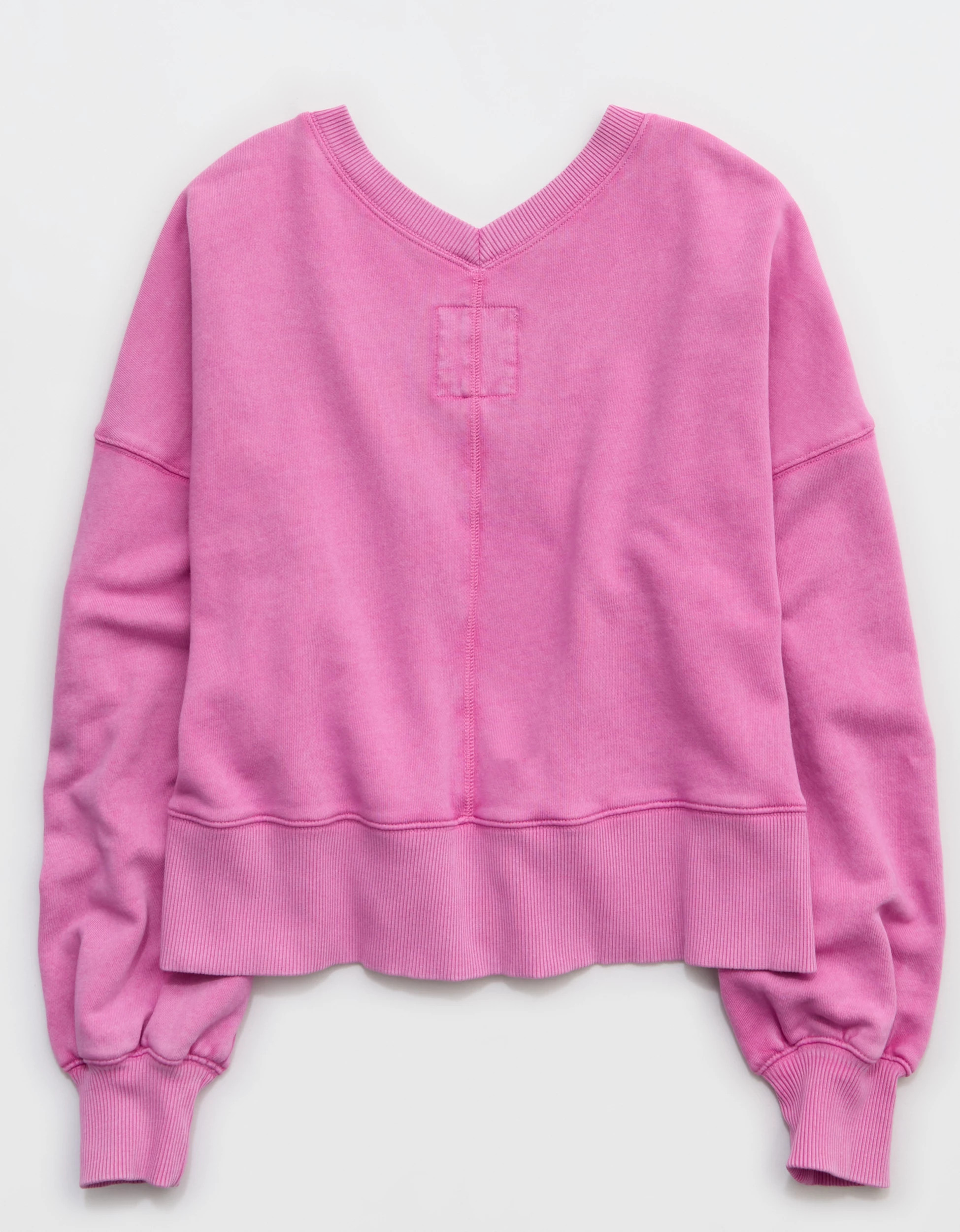 Aerie Go-To V Neck Sweatshirt | Aerie