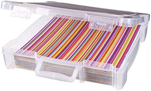 ArtBin 6913AB Portable Art & Craft Organizer with Handle, Holds Up to 12" x 12" Paper, [1] Plastic S | Amazon (US)