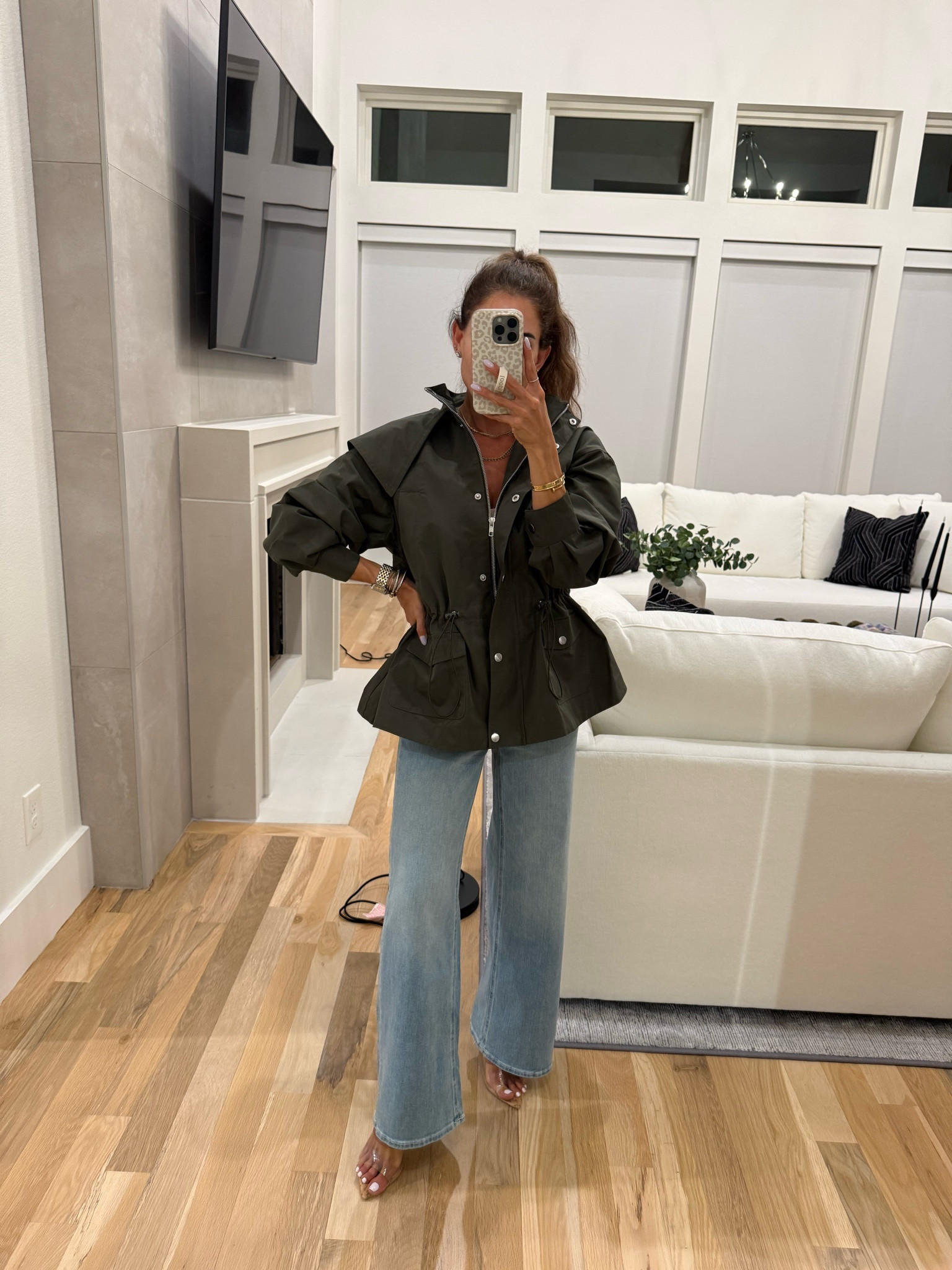 Fall outfit cargo utility jacket size xxs or xs keans 24s