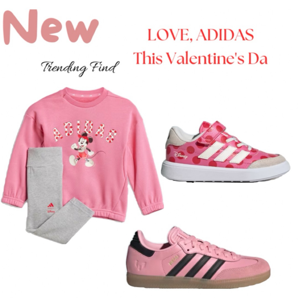 
A new collection of can’t-miss Valentine’s Day looks for kids. From adidas, with love.

Shop and save on fresh looks! Get $30 off orders of $100 or more with code ADICLUB when you log in or sign up for a free adiClub account. Offer valid through 1/28




#LTKKids #LTKWatchNow #LTKSaleAlert