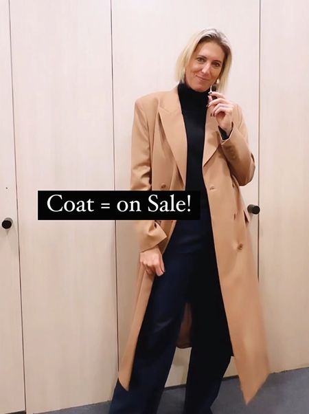 COAT 🧥 is on SALE!!! Was $499 now just $199! Love the structured shoulders, the length, and it’s 40% wool. Comes in 4 colours! #onsale #coat #warmcoat #stylishcoat #wintercoat #winterstyle #winterfashion 

#LTKsale #LTKwinter