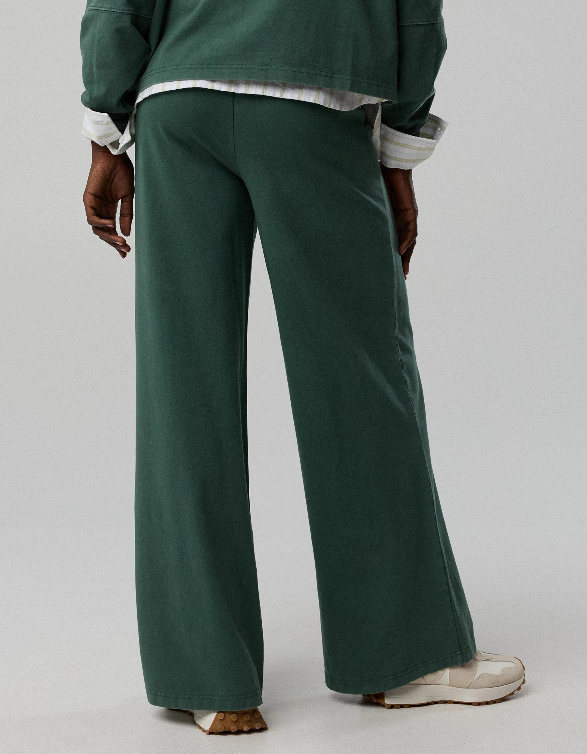 OFFLINE By Aerie OG Cotton Super Wide Leg Pant | Aerie