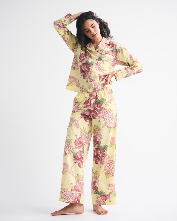 Cotton-Blend Sleep Pant | Abercrombie & Fitch (US)