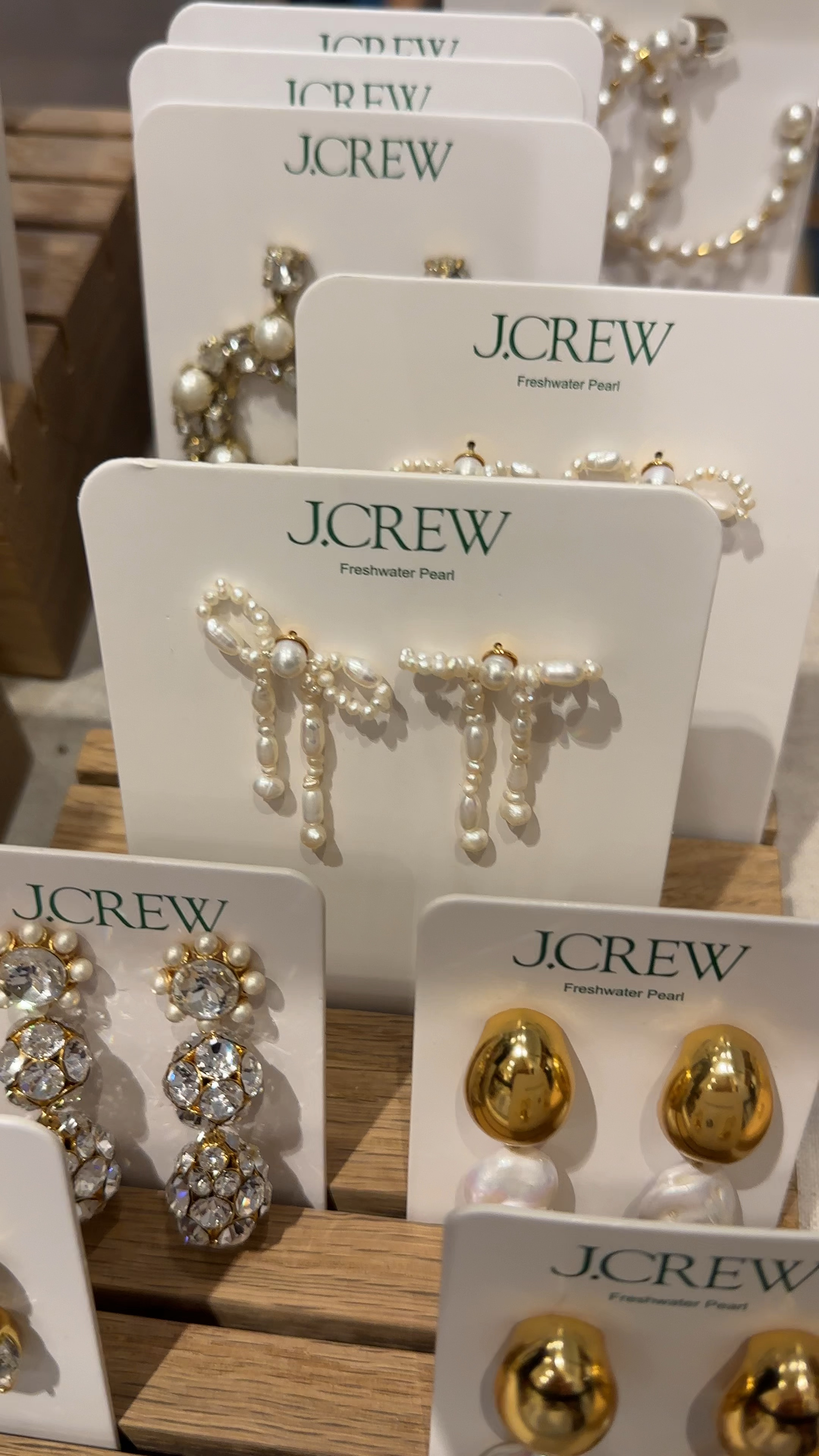 J crew deals pearl earrings