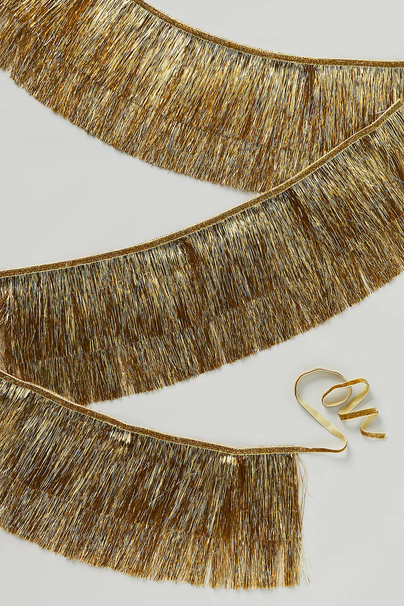 Gold Tinsel Garland | Anthropologie (US)
