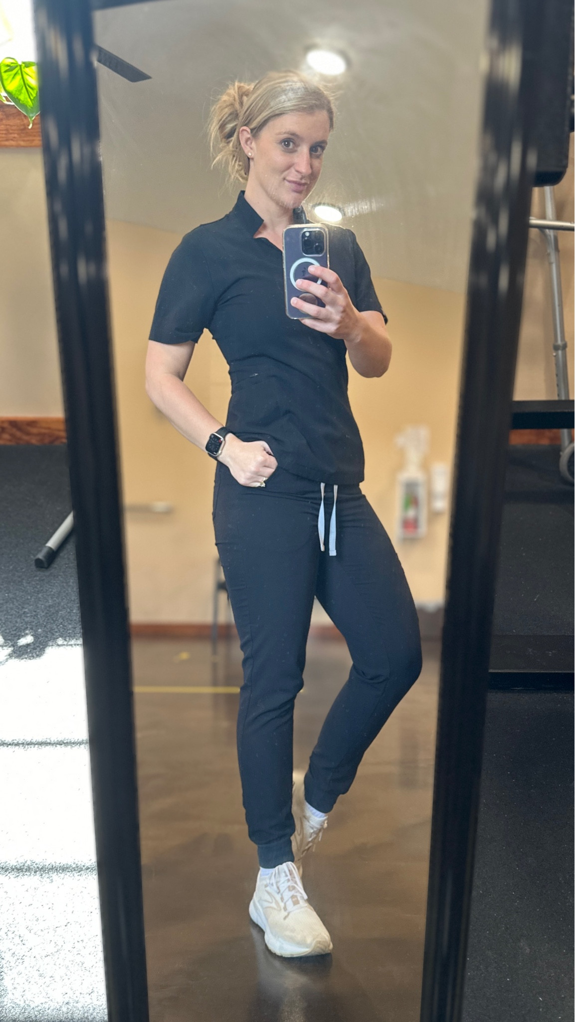 Love the collar detail on these FIGS scrubs! They have some super cute styles. Scrubs can be flattering! 

#LTKfindsunder100 #LTKshoecrush #LTKworkwear