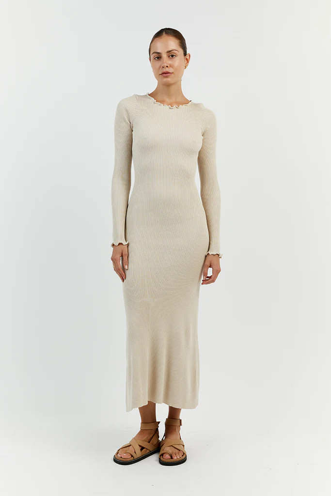 SOPHIA STONE SLEEVED MIDI DRESS | DISSH