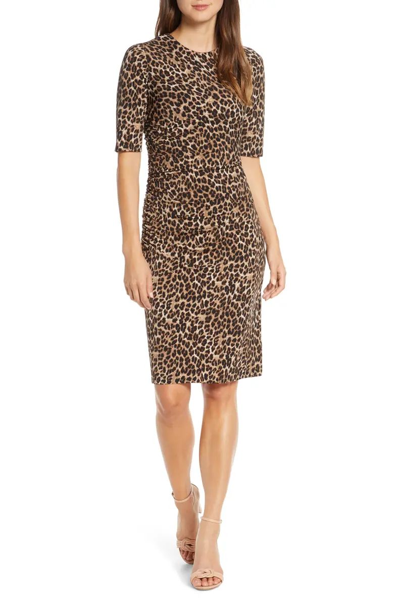 Leopard Print Body-Con Dress | Nordstrom