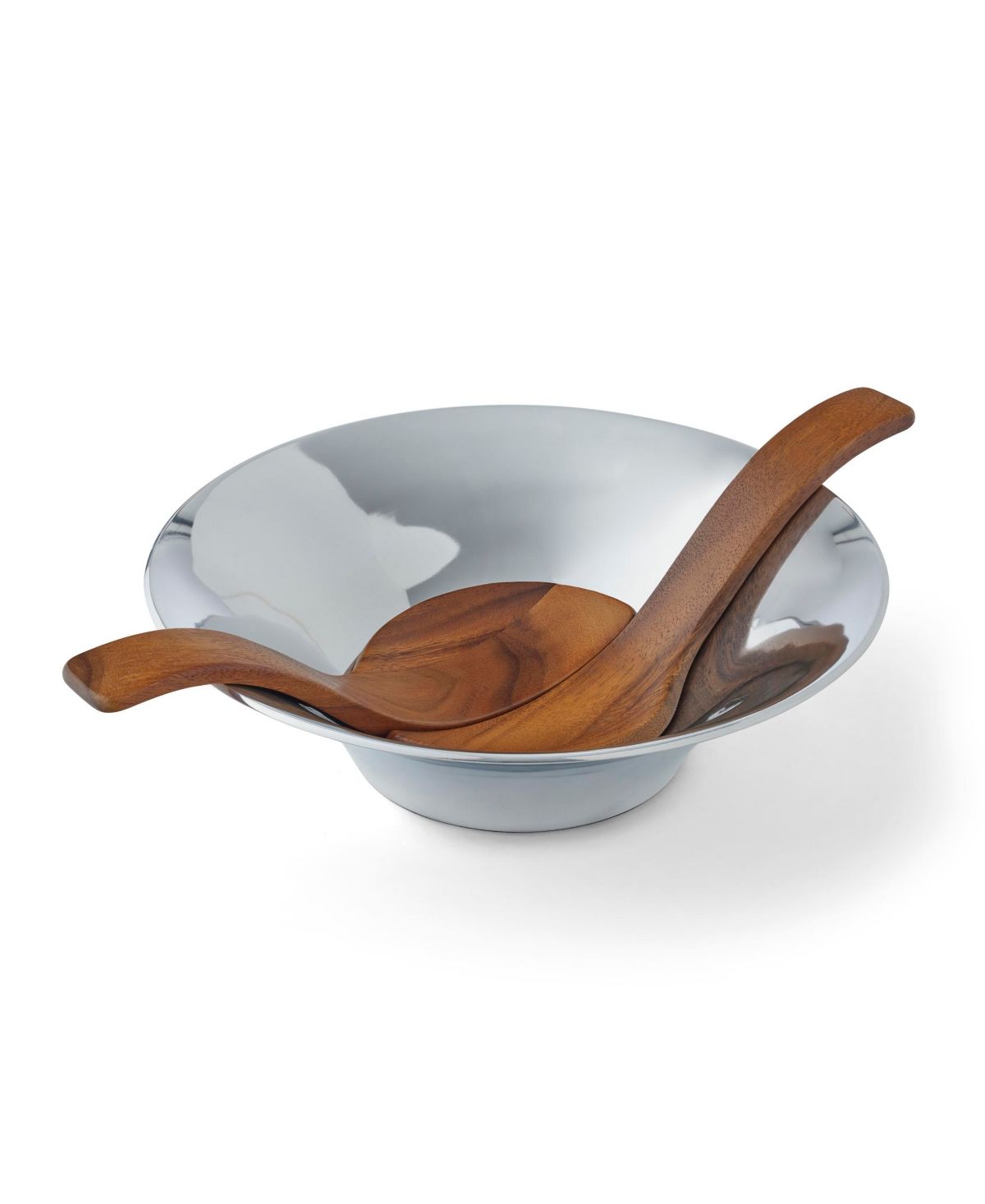 Nambe Chillable Salad Bowl/Spoons | Macys (US)