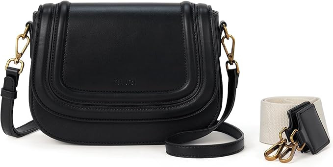 CLUCI Small Purses for Women Trendy,Vegan leather Shoulder Bag Crossbody Bags for Women With 2 Sh... | Amazon (US)