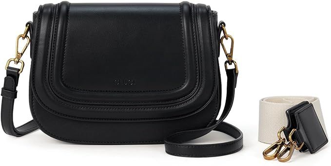CLUCI Small Purses for Women Trendy,Vegan leather Shoulder Bag Crossbody Bags for Women With 2 Sh... | Amazon (US)