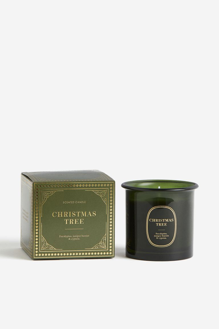 Small scented candle - Dark green - Home All | H&M GB | H&M (UK, MY, IN, SG, PH, TW, HK)