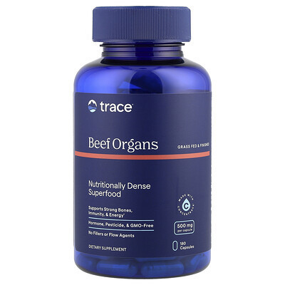 Trace, Beef Organs, 180 Capsules | iHerb