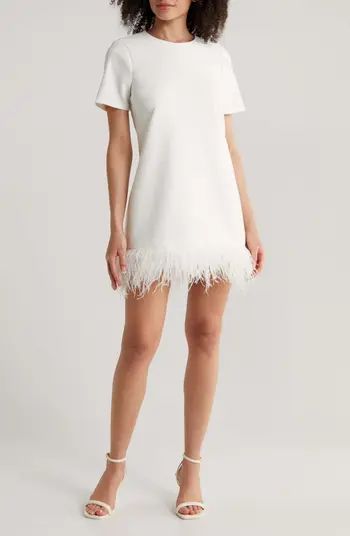 LIKELY Marulla Feather Trim Dress | Nordstrom | Nordstrom
