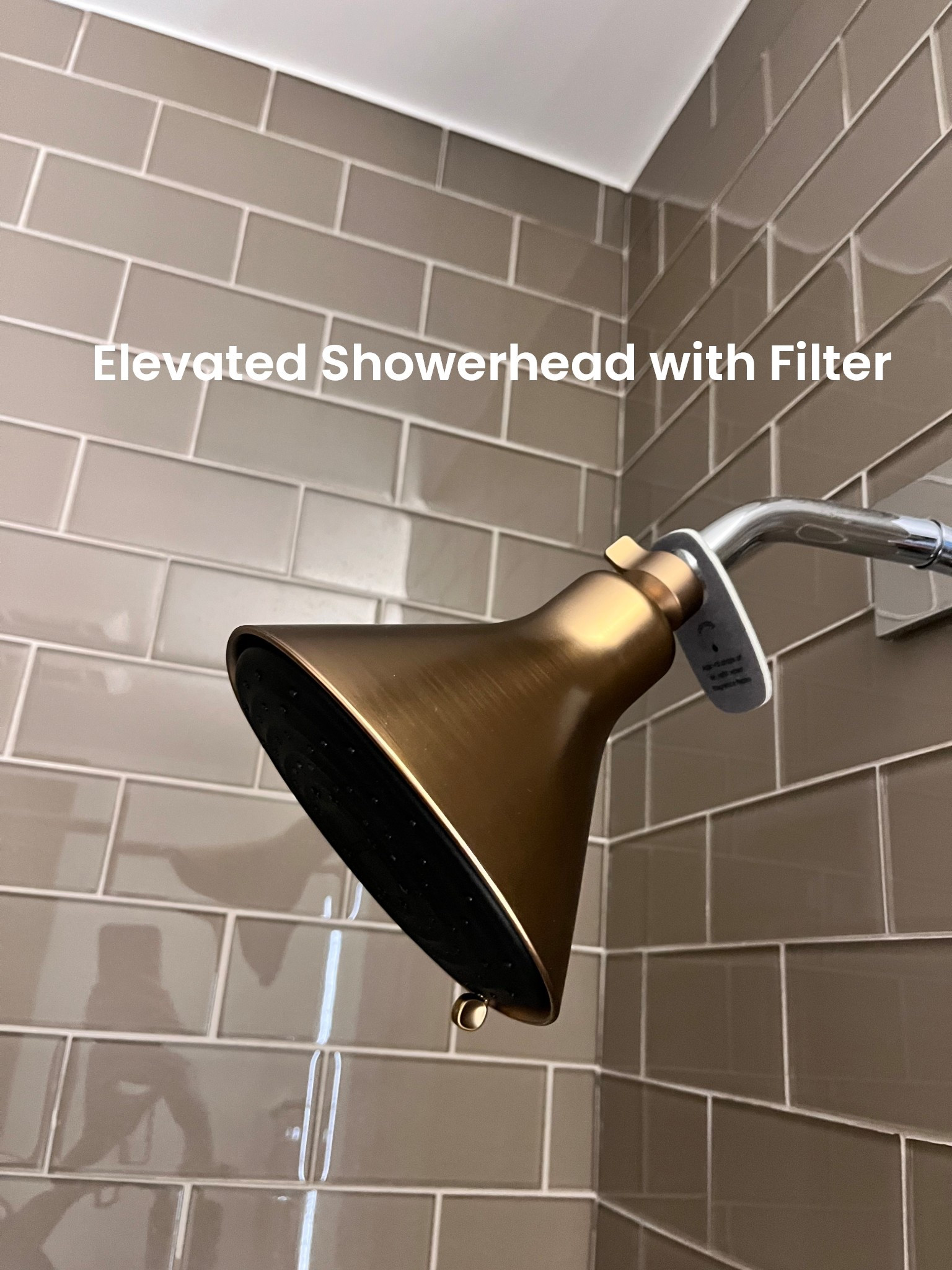 Got this one as a gift and it instantly elevates your bathroom. This is the brass showerhead that comes with replacement filter + essential oil tag to give a spa-like experience.

#LTKmorningroutine #LTKHome #LTKdayinmylife