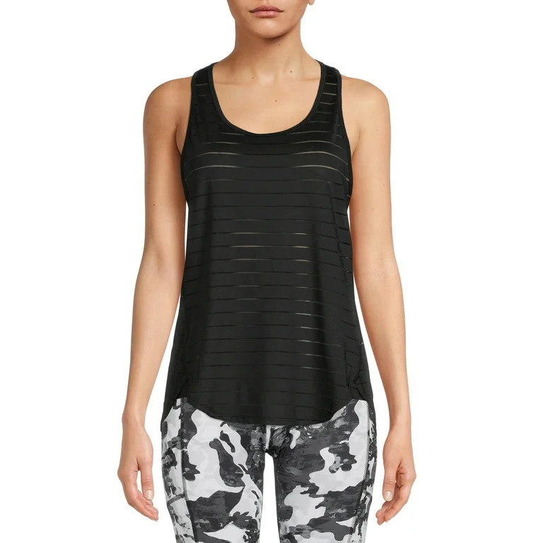 Avia Women's Shadow Stripe Lifestyle Tank Top | Walmart (US)