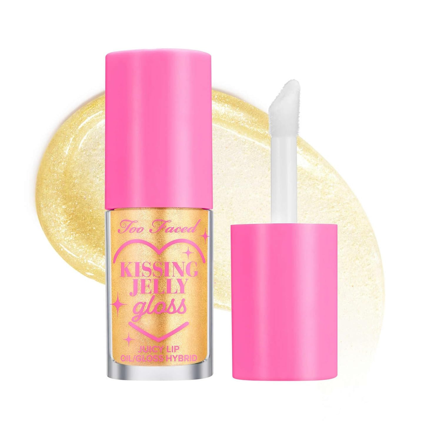 Too Faced Kissing Jelly Lip Oil Gloss |Sunflower & Jojoba Oils, 0.15 fl. oz. | Amazon (US)