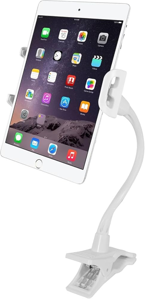 Macally Gooseneck Tablet Holder for Bed, Desk, Stroller, Bike, Airplane - Perfect as Cell Phone C... | Amazon (US)