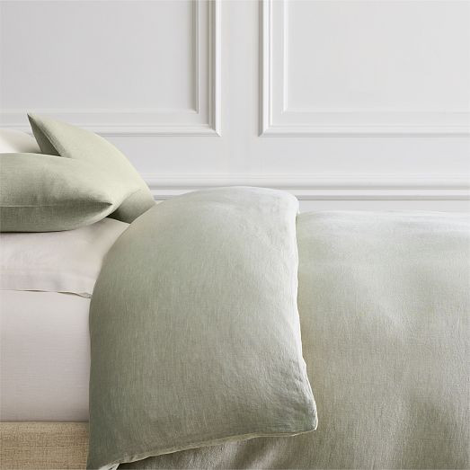 European Flax Linen Duvet Cover & Shams | West Elm (US)
