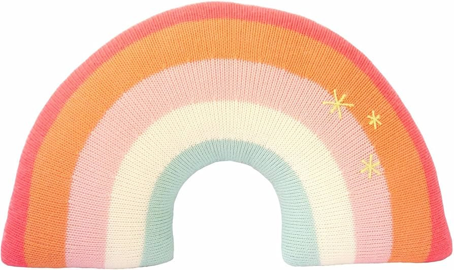 Blabla Pink Rainbow Pillow | Amazon (US)