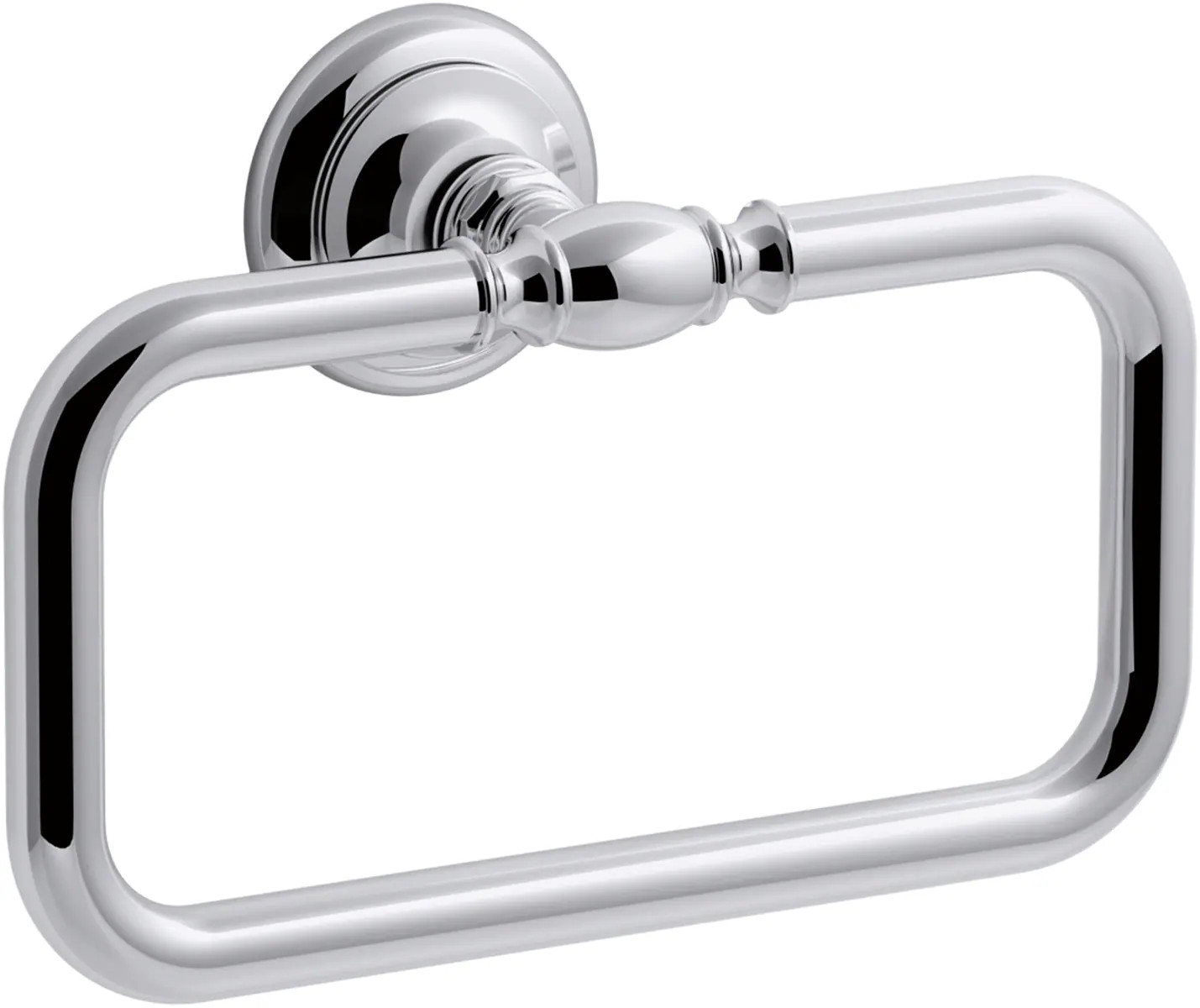 KOHLER Artifacts Polished Chrome Wall mount Single Towel Ring one_size | K-72571-CP | Lowe's