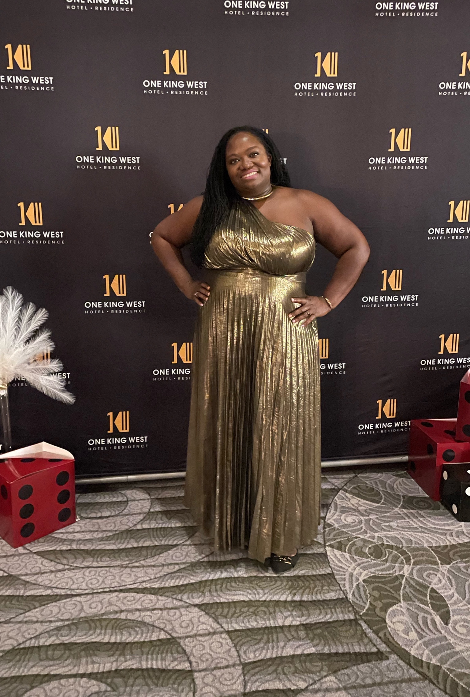 Absolutely adore this dress (4X) and jewelry set (total look under $70) I got from Shein for New Years. The fit, colour and godess vibes. This would be a great dress for an upscale Valentine’s Day event!

#LTKSeasonal #LTKfindsunder100 #LTKplussize