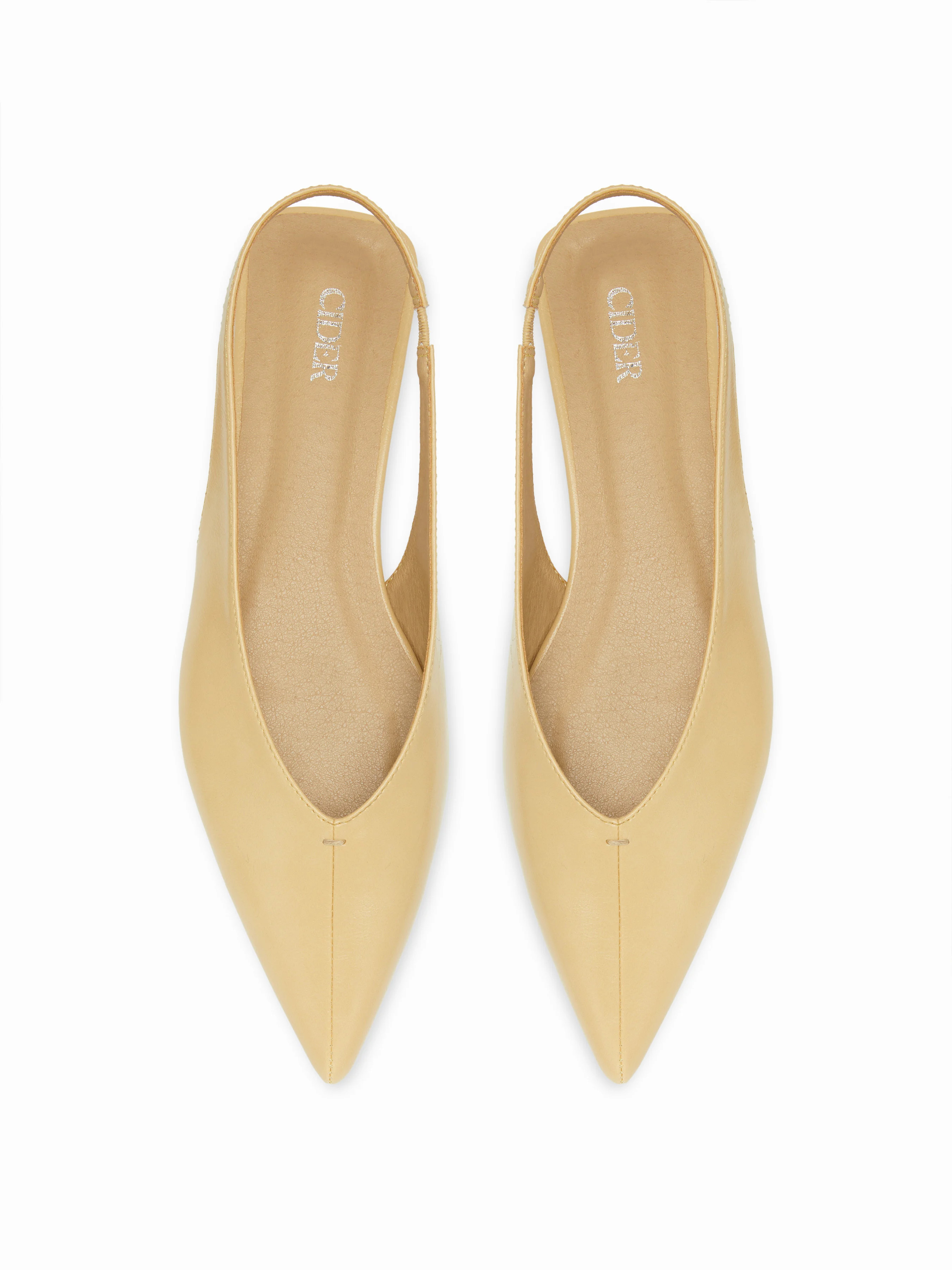 POINTED TOE SLINGBACK FLATS | Cider