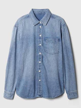 Denim Big Shirt | Gap Factory