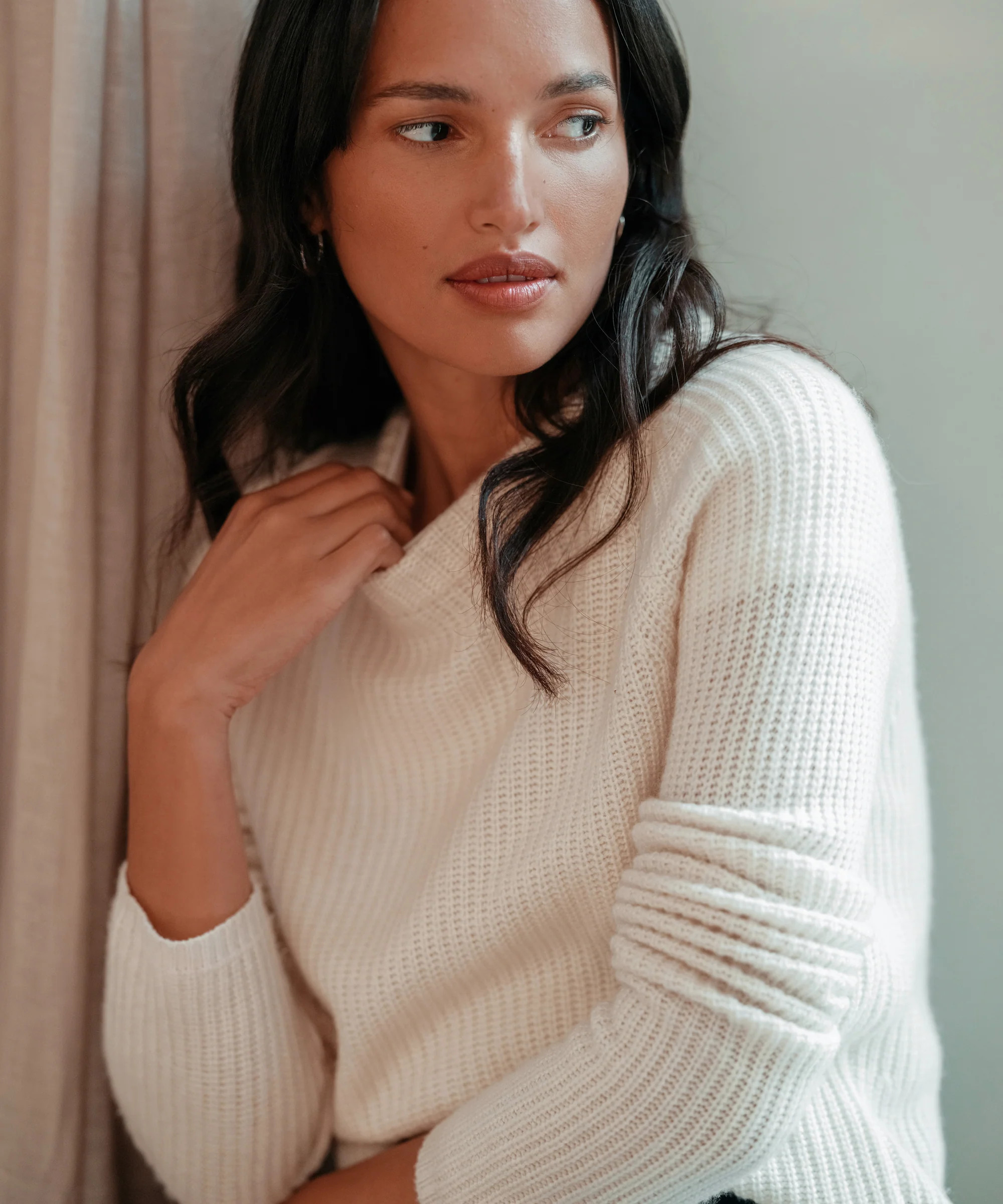 Cashmere Fisherman Sweater | Jenni Kayne