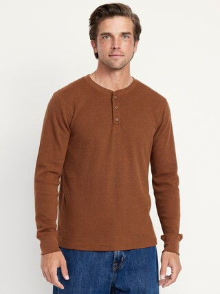 Waffle Henley T-Shirt | Old Navy (US)