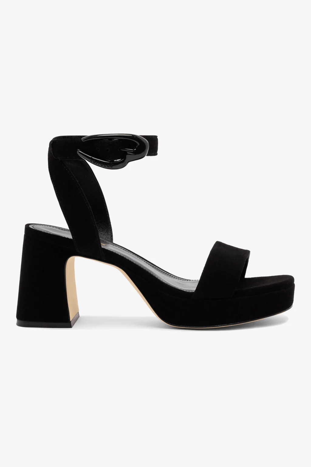 Dolly Verona Low Sandal In Black Suede | Larroude