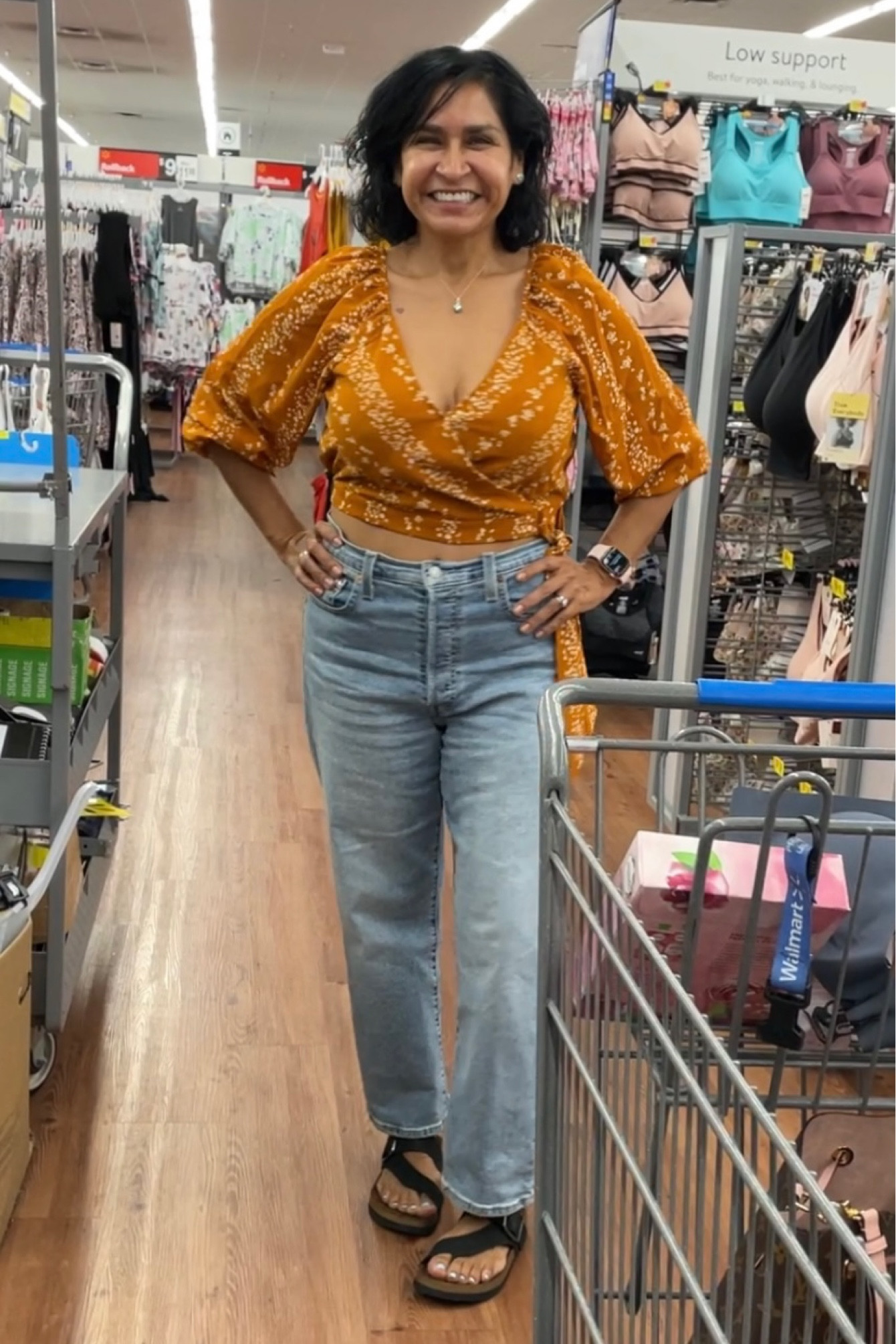#bcbg #cropblouse #puffsleeve #fauxwrapblouse #levis #levisribcage #ribcagejeans #classic #redtab #levisjeans #vintage #hailey #footbedsandals #comfysandals #petite #petitestle 

#LTKshoecrush #LTKunder100