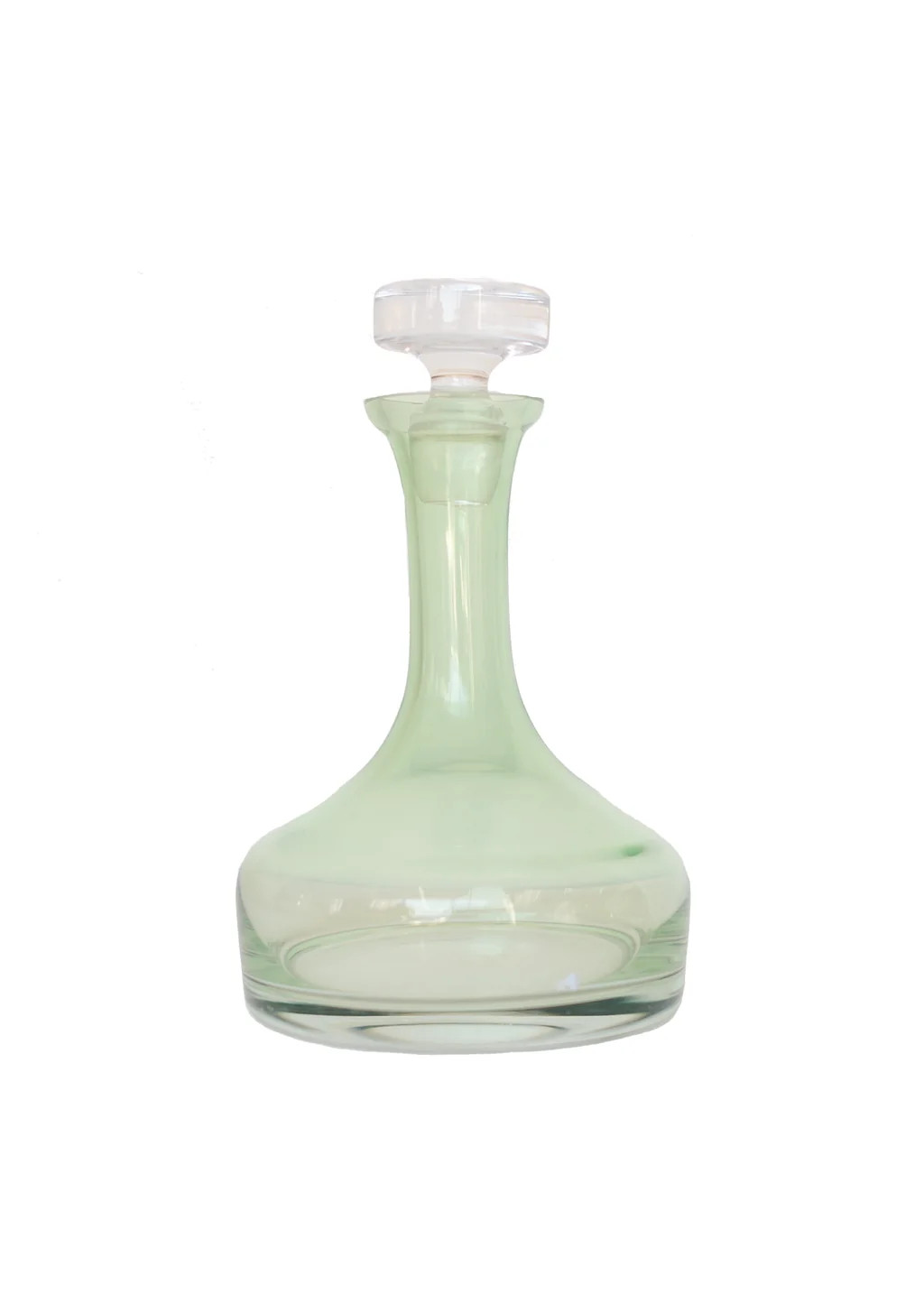 Estelle Colored Decanter Vogue in Mint Green | Over The Moon