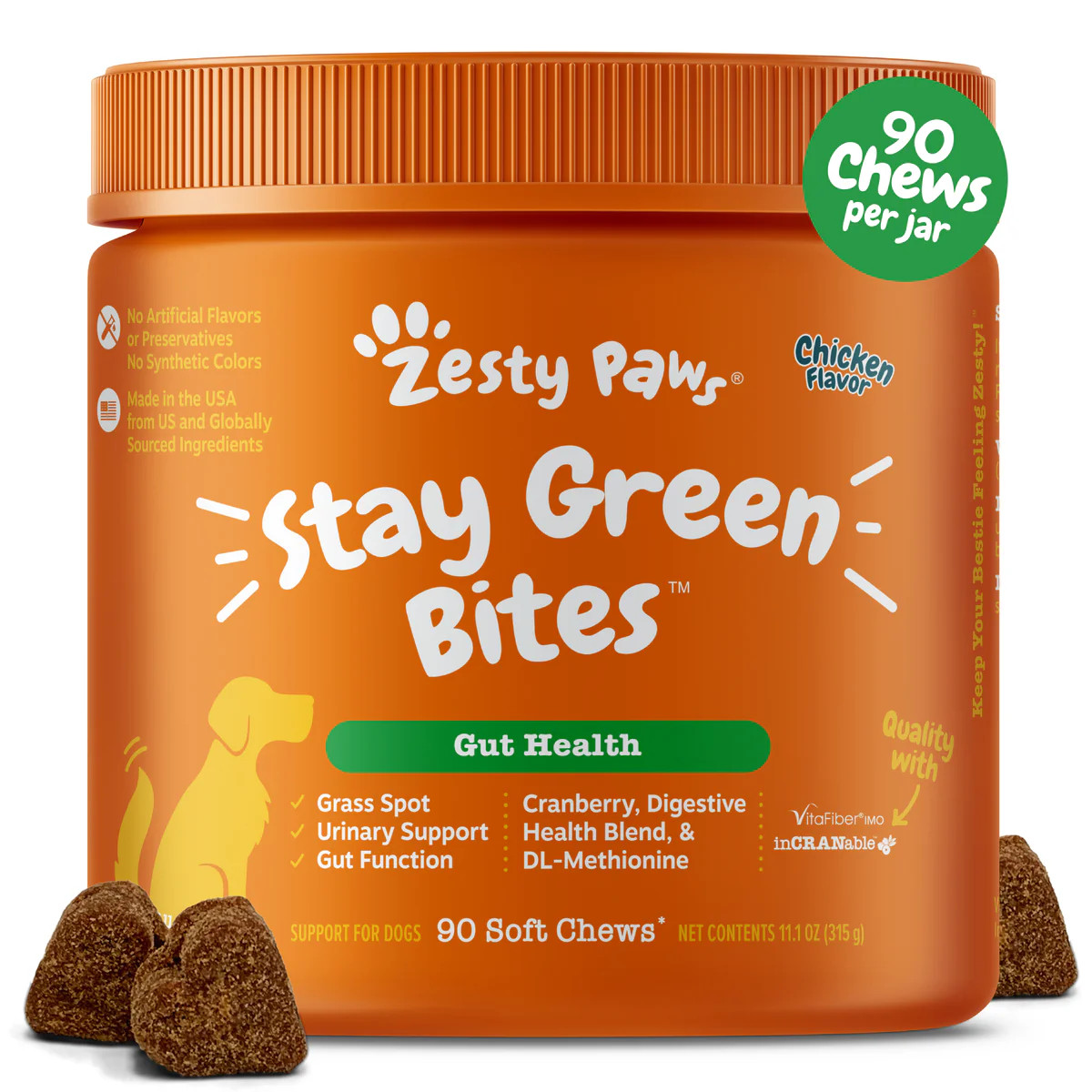 Stay Green Bites™ for Dogs | Zesty Paws