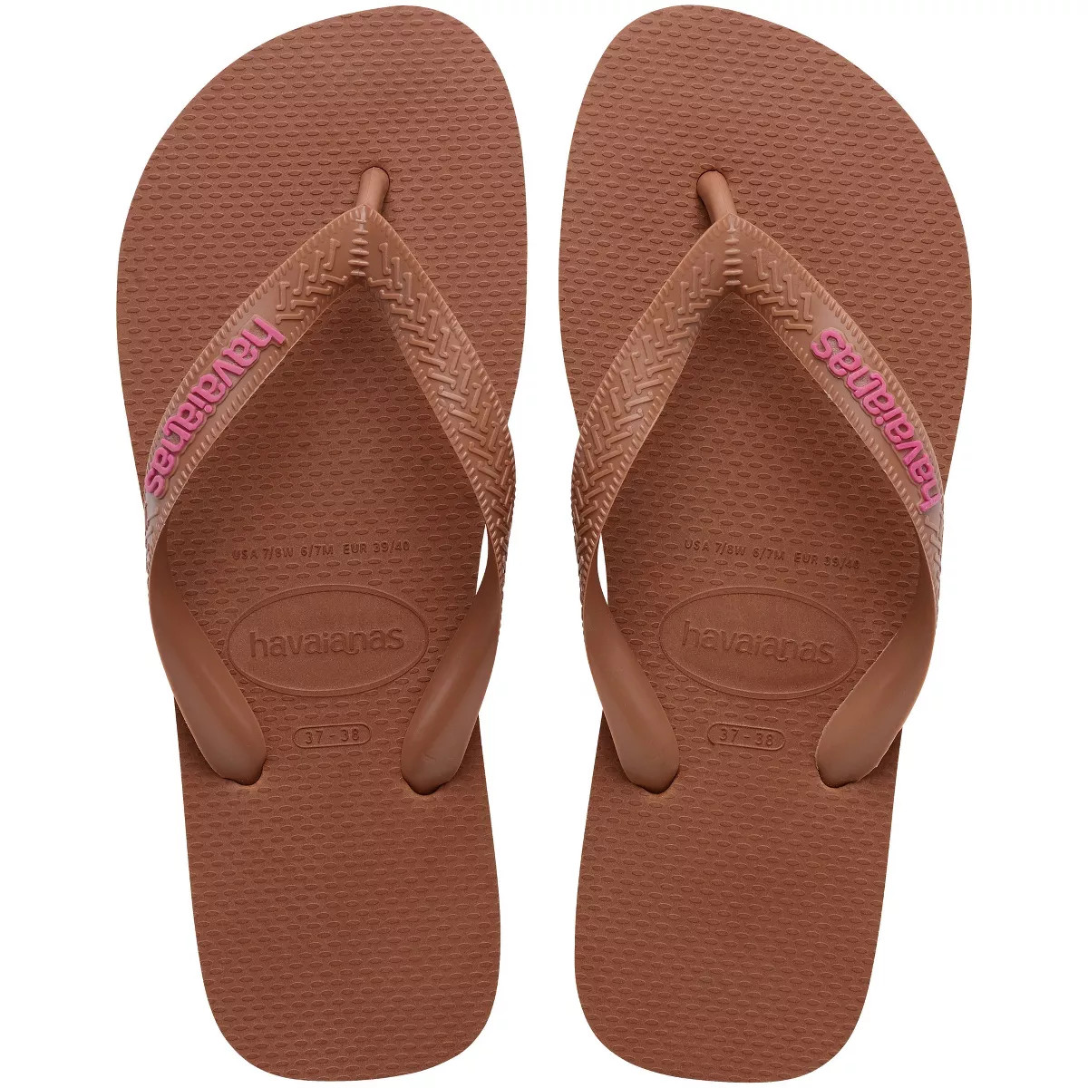 Havaianas Women's Logo Flip Sandals - Light Brown 7-8 | Target