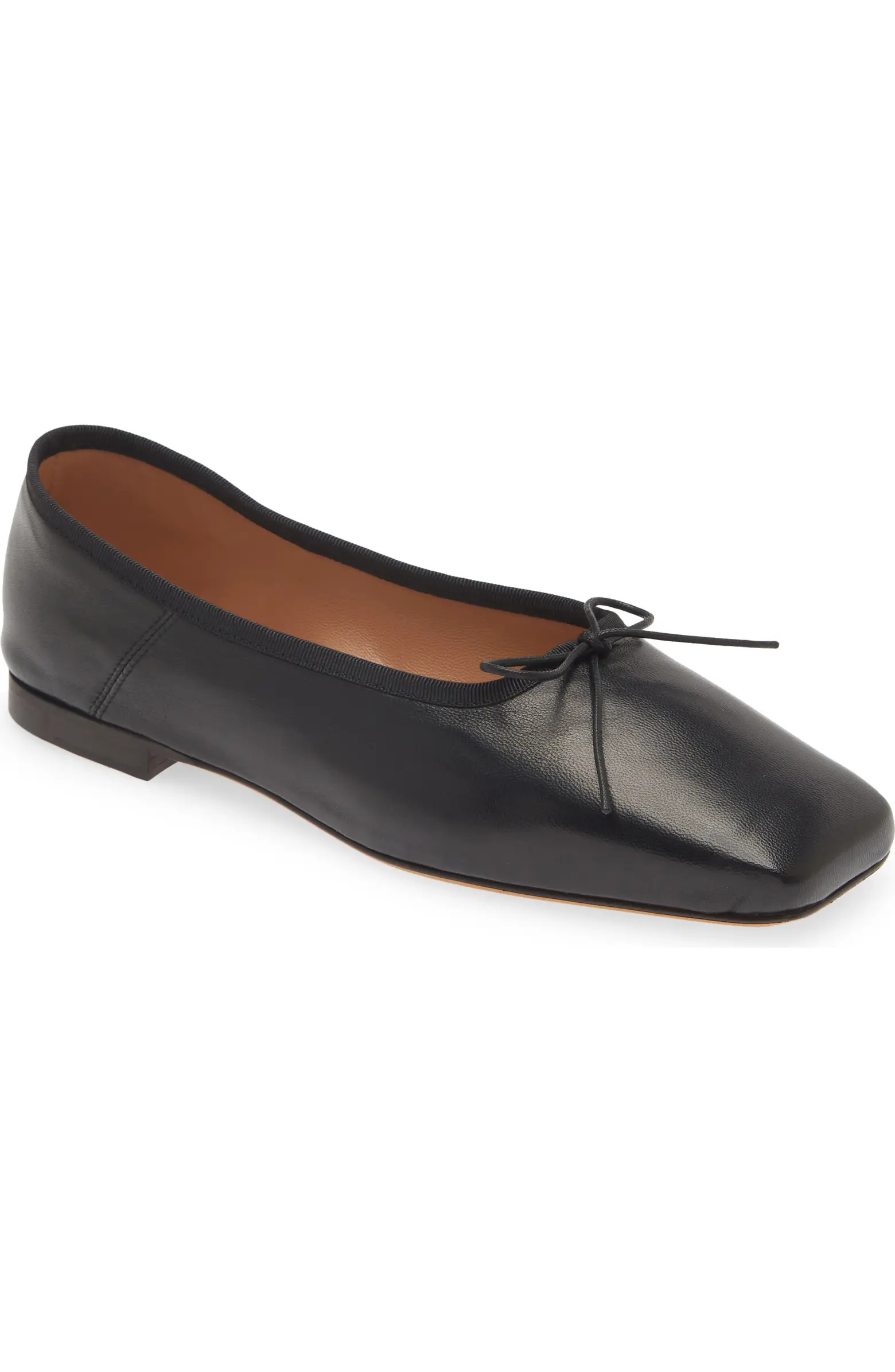 Mansur Gavriel Square Toe Ballerina Flat (Women) | Nordstrom | Nordstrom