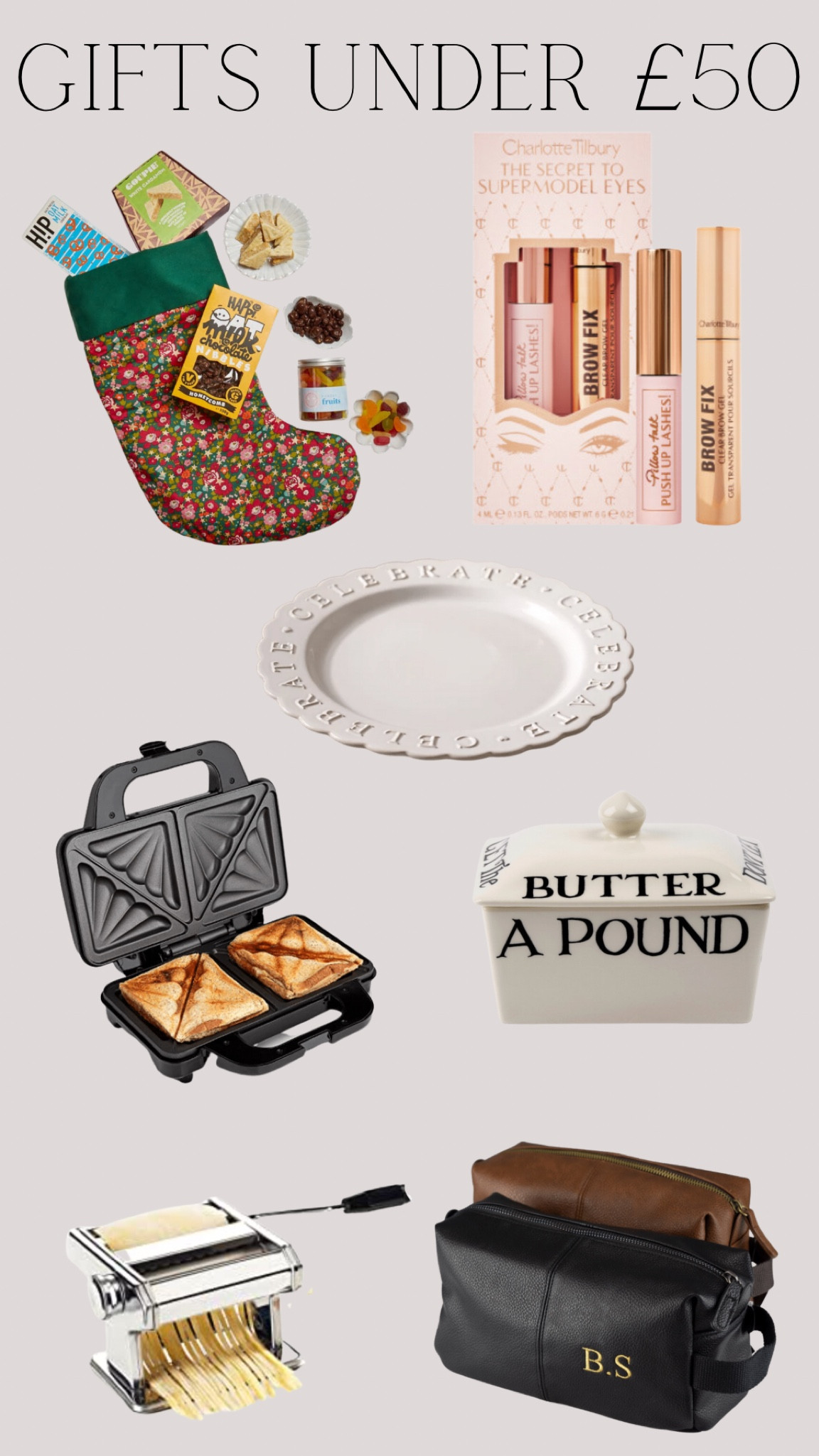 Gifts under £50

Christmas - Christmas gifts - Christmas presents - presents under £50 - gifts under £50 - secret Santa presents - stocking stuffers - stocking fillers - gifts for her - gifts for him - gifts for couples - vegan gifts - beauty gifts - homeware gifts - last minute gifts - last minute presents 

#LTKSeasonal #LTKGiftGuide #LTKunder50