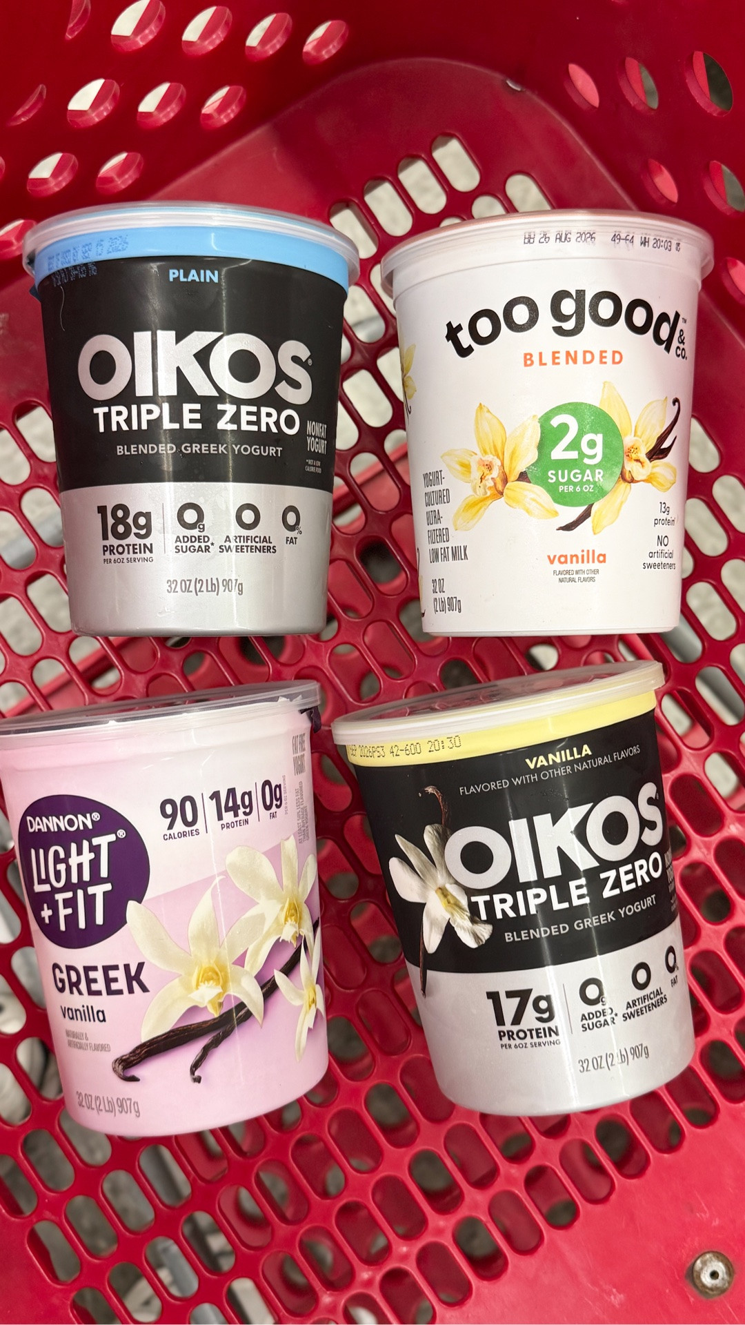 #ad Easy breakfast and snack ideas are always a win 🙌 I picked up @oikos Triple Zero, @lightandfit Vanilla, and @toogoodandco Vanilla on my @target run to make easy, customizable parfaits at home! I love having options that make meal prep simple. You can layer fresh or dried fruit, granola, and your favorite toppings for a nutritious breakfast or afternoon snack. Plus, these are also great for smoothies and overnight oats! Available in-store & order pickup at Target.com🎯

Oikos Triple Zero has 17g of protein*, Light + Fit has 90 calories*, and Too Good & Co. has 2g of sugar* Per 6 oz serving*

#target #targetpartner #targetfinds #breakfast

#LTKHome #LTKSaleAlert