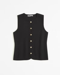 The A&F Mara Crew Sweater Vest | Abercrombie & Fitch (US)
