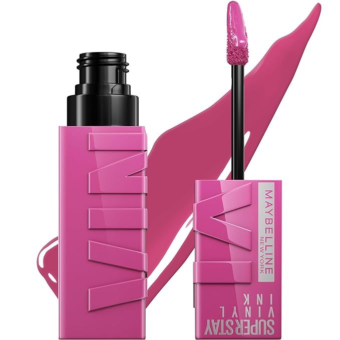 MAYBELLINE Super Stay Vinyl Ink Longwear No-Budge Liquid Lipcolor Make Up, Highly Pigmented Color... | Amazon (US)