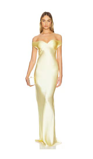 Bridget Gown in Lemon | Revolve Clothing (Global)