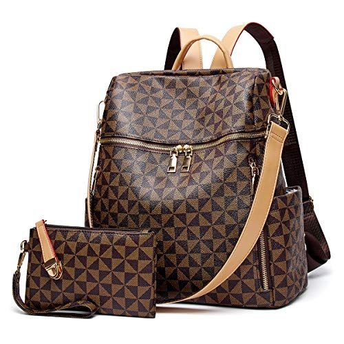 Makes Backpacks for Women Fashion PU Leather Bag Design Convertible Satchel Bag Travel Backpack H... | Amazon (US)