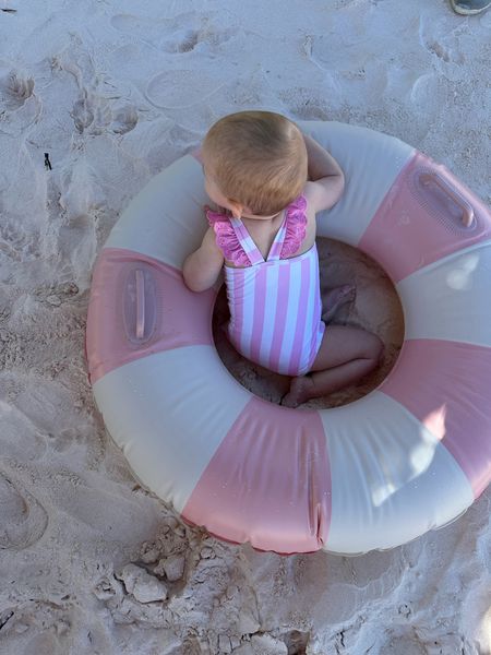 Baby girl swimsuit! 💕
Baby swimwear, pink and white swimsuit, striped swimsuit, pool float

#LTKswim #LTKfindsunder50 #LTKbaby